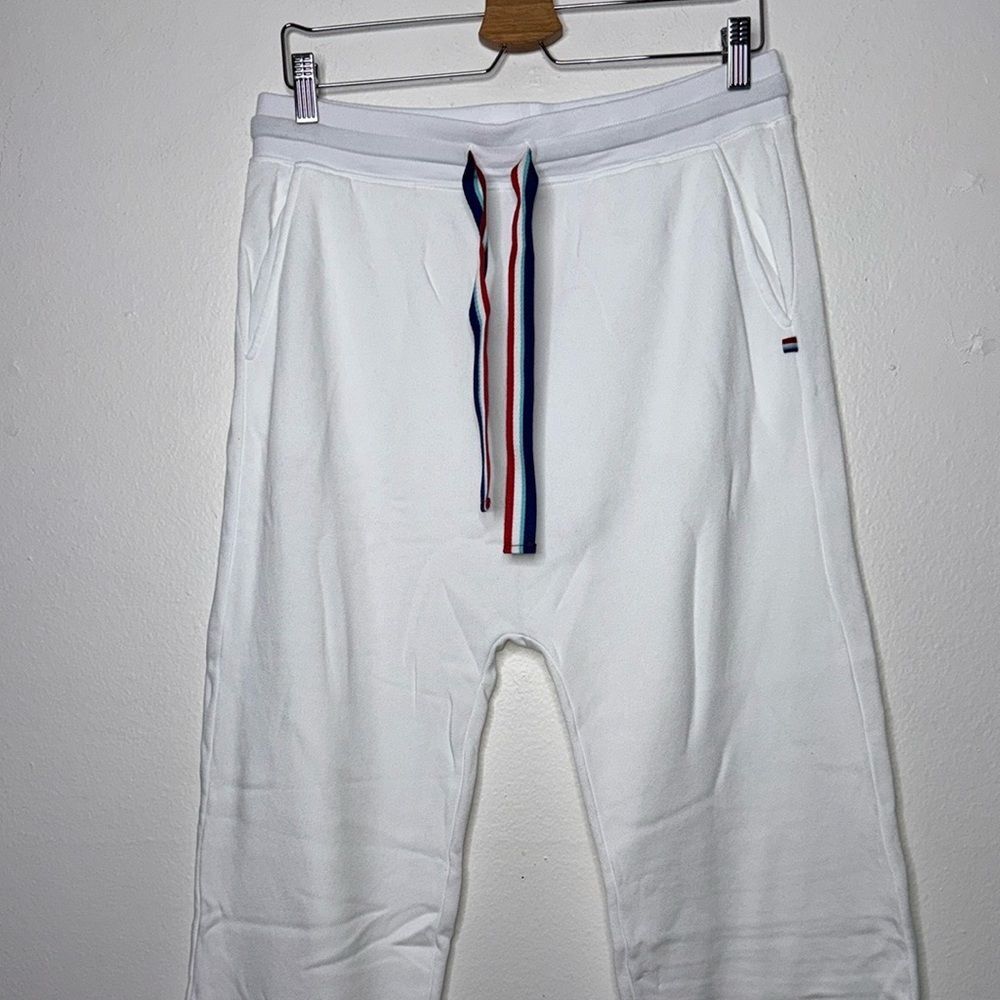 Sol Angeles White Americana Harem Sweat Pants Size Medium - Picture 5 of 8